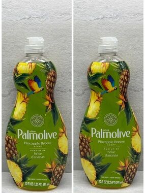 💥 $10 Two Palmolive Pineapple Breeze Dish Soaps ~ Limited Edition 🍍